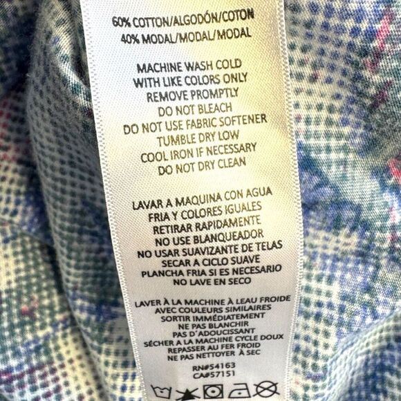 Calvin Klein Performance Cyber Floral Crop Tee Sz XS - Picture 11 of 12